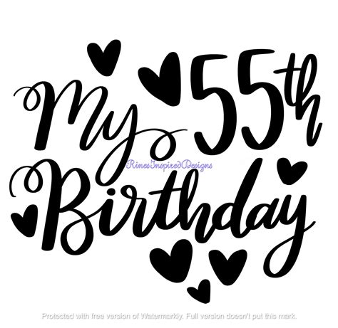 My Th Birthday Svg Png Pdf Eps Dxf Ai Etsy Singapore