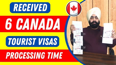 Received 6 Canada Visas Canada Touristvisitor Visa Update Canada