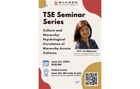 [Seminar] Culture and Hierarchy: Psychological Correlates of Hierarchy Across Cultures - IMES