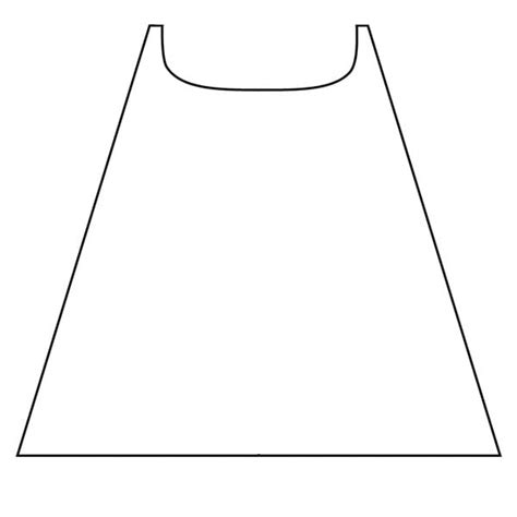 Printable Superhero Cape Outline