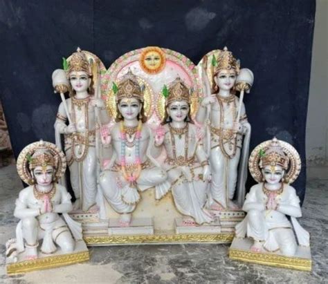 Ram Darbar Marble Statue At Best Price In Jaipur Ayushi Handicraft