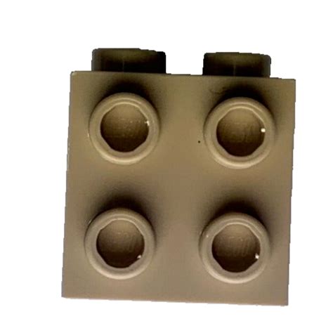 Lego 22885 Tan Brick Modified 1 X 2 X 1 2 3 With Studs On Side Element