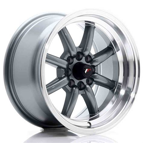 Japan Racing Jr Wheels Jr19 15x8 Et0 4x100 4x108 Gun Metal Jdmdistro