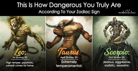 The Crimes They Are Most Likely To Commit According To The Zodiac Signs This Is How Dangerous