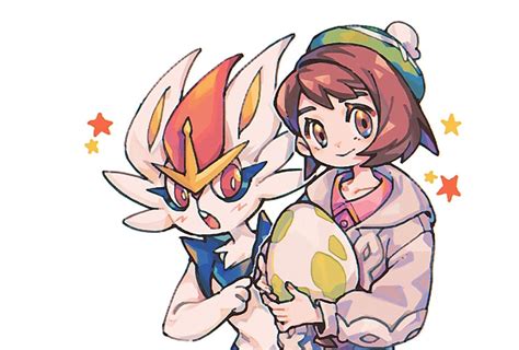 Gloria And Cinderace Pokemon And More Drawn By Tako Eaka Danbooru