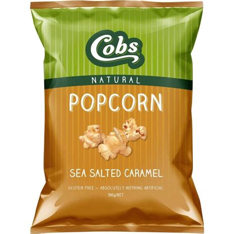 Popcorn Cobs Salted Caramel 100g Wiffens