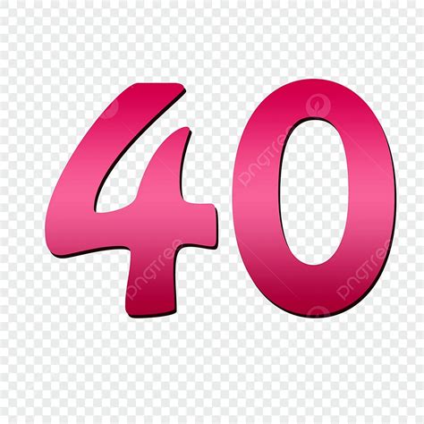 Картинки цифра 40 (69 фото)