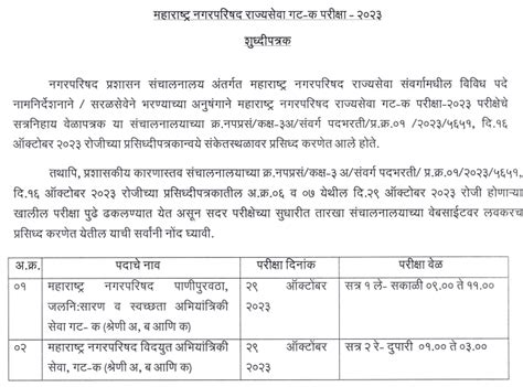 Nagar Parishad Admit Card 2023 नवीन परीक्षा तारीख जाहीर