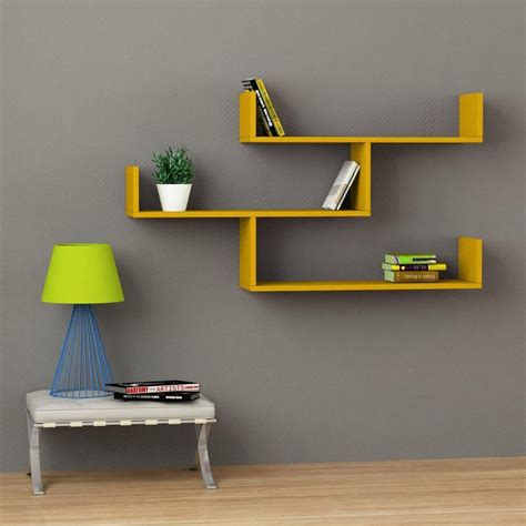 Wooden Wall Shelves Adding New Modern Design Modular Furniture