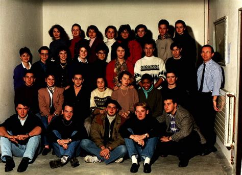 Photo de classe BTS Action Commerciale de 1990 Lycée Prive De L Est