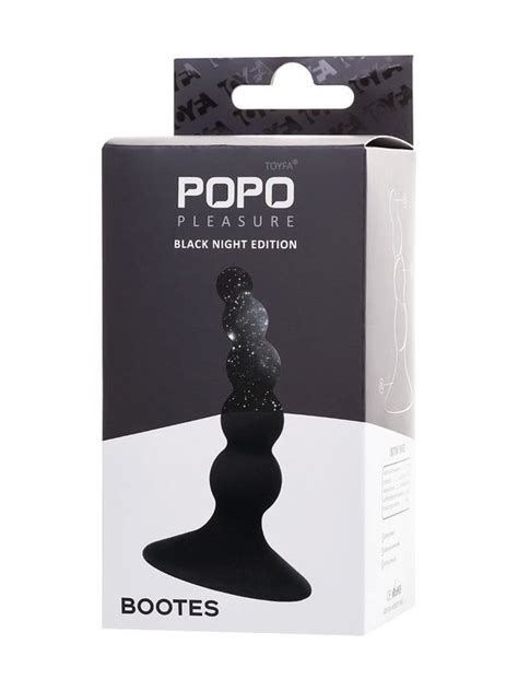 Popo Bootes Anal Plug Silikon Siyah Cm Sakl Market