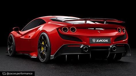 New Ferrari F8 Tributo By Zacoe Gets More Carbon Fiber Upgrade Carbon