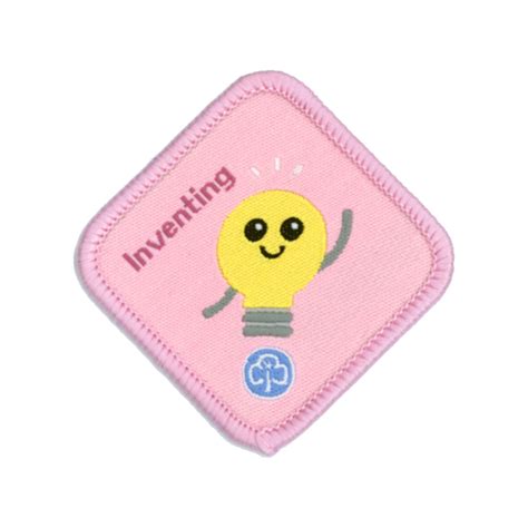 Brownies Inventing Woven Badge Official Girlguiding Shop