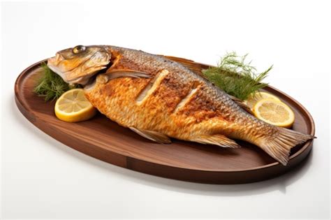 Premium AI Image | product shots of photo of cooked fish