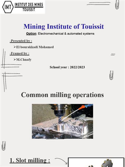 Milling Machines | PDF