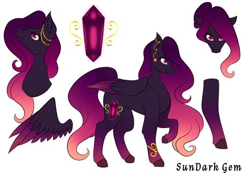Mlp Oc Sundark Gem By Ryndymond25 On Deviantart