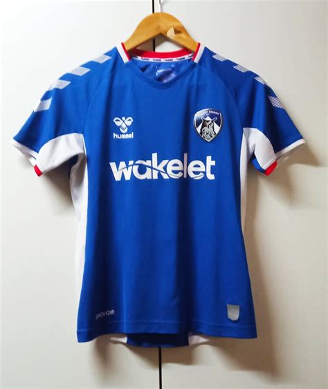 Oldham Athletic Home Football Shirt 2019 2020 Sponsored By Wakelet