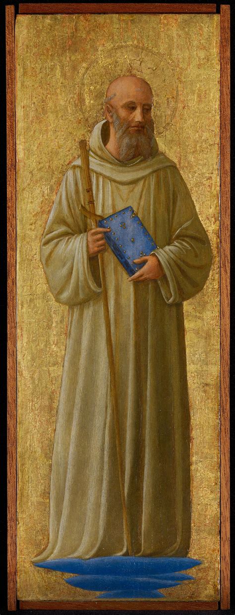 Saint Romuald By Fra Angelico Public Domain Catholic Painting