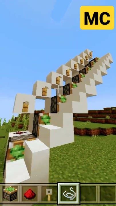 Automatic Stairs In Minecraft Shorts Youtube