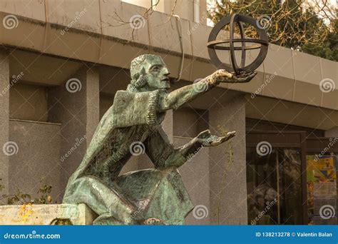 Statue of Astronomer Nicolaus Copernicus Editorial Stock Photo - Image ...