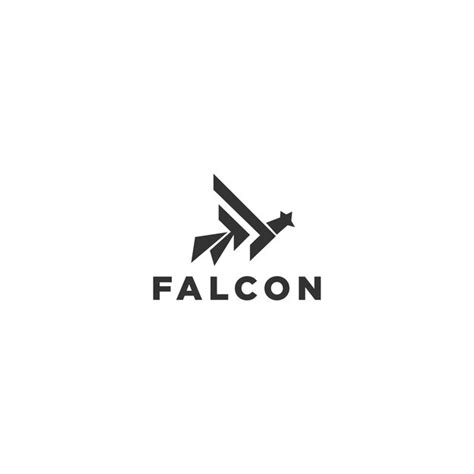 Premium Vector Abstract Falcon Logo Design Template