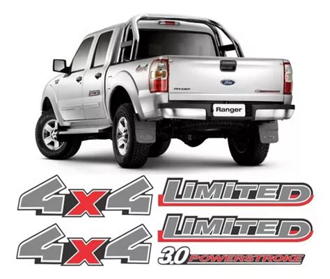 Kit Emblema Adesivo Ford Ranger Limited X Clara