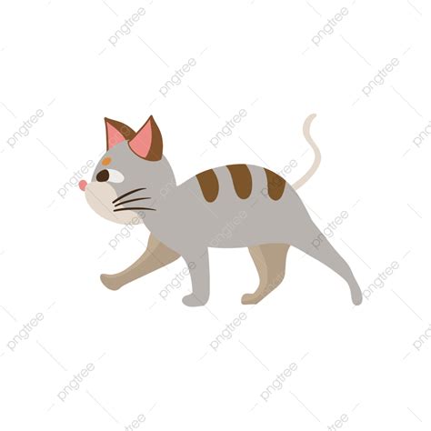 Gato Caminando Silueta Gato Descargar Pngsvg Transparente Images