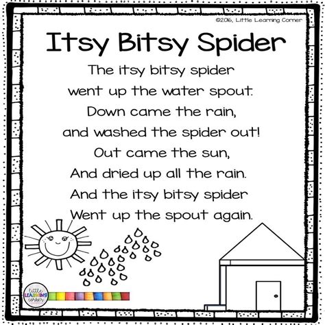 Spider Poems For Kids