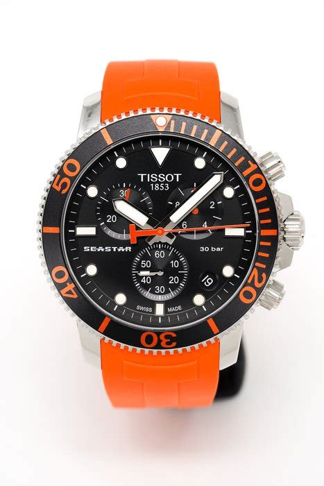 Tissot Chronograph SEASTAR 1000 Orange T1204171705101 Catawiki