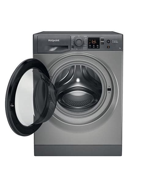 Hotpoint Nswm743uggukn 7kg Load 1400 Spin Washing Machine Graphite Uk