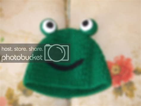 Animal Winter Wear Crochet Frog Hat