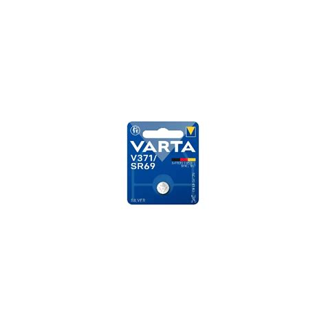 Piles Boutons Oxyde d Argent Varta V371 SR69 1 Unité