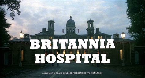 Britannia Hospital Blu Ray Malcolm Mcdowell