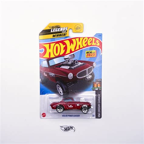 Hot Wheels Mainline Legends Tour Winner Volvo P1800 Gasser Hw Dream Garage 1 5 Diecast Max