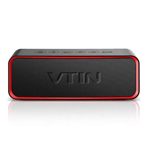 Vtin Portable Bluetooth Speaker With Bass Boost Wireless Speaker