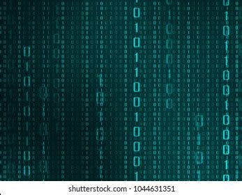 Binary Code Digital Technology Background Stock Illustration 1044631351