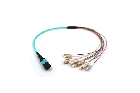 12core Mpo Mtp To Lc Om3 Fiber Optical Harness Cable Spring Optical