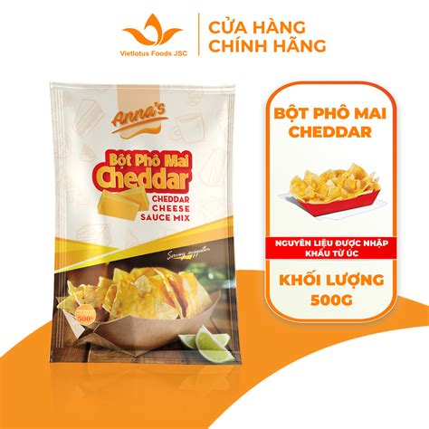 Bột Phô Mai Cheddar Úc Anna s Cheddar Dùng cho Pha Chế Làm Bánh Túi