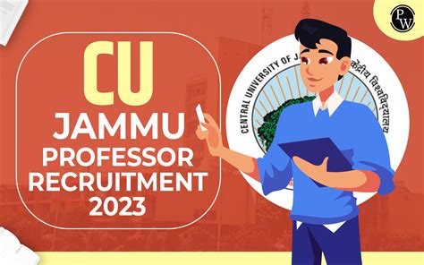 Cu Jammu Professor Recruitment Last Date Sep