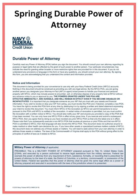 Sample Power Of Attorney Template » Forms 2023