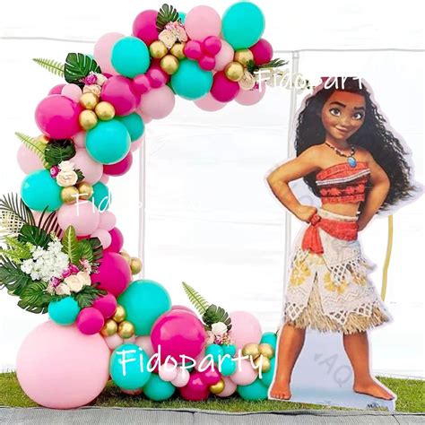 Moana Balloon Garland Arch Kit 32inch Gradient Number Balloons Party