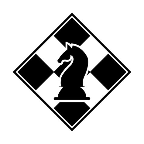 Premium Vector Chess Icon Logo Vector Design Template