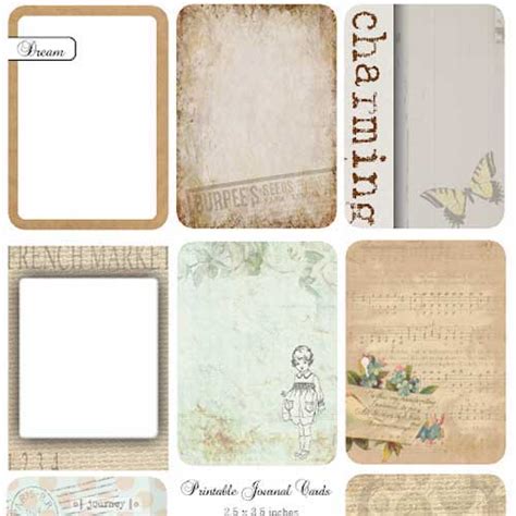 40 Free Vintage Junk Journal Printables Creative Artnsoul