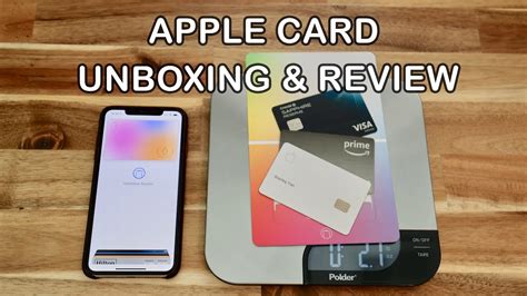 Apple Card Unboxing And Comparison Review Youtube