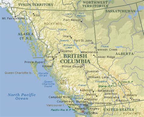 Map of Victoria BC | Vancouver Island Map | Victoria BC Information