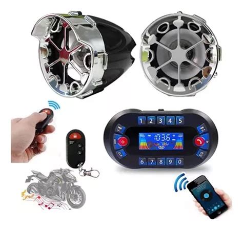 Bocinas Bluetooth Alarma Altavoz Motocicleta Speaker Estereo Envío gratis