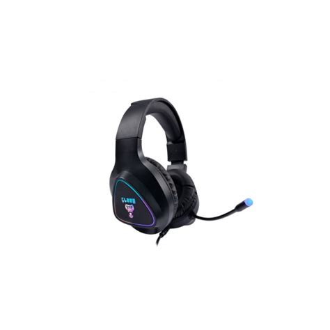 HEADSET GAMER FIO JUNGLE CL HM709 PRETO LED CLANM MGSshop