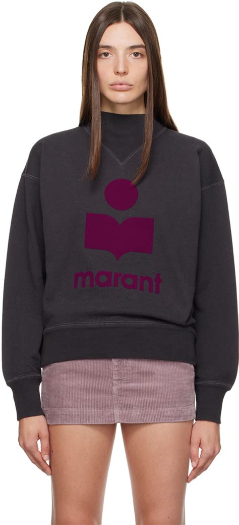 Isabel Marant Etoile Gray Moby Sweatshirt Ssense