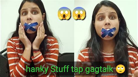 Tab Gagtalk Challenge Big Hanky Stuff Blue Tab Gagtalk Challenge