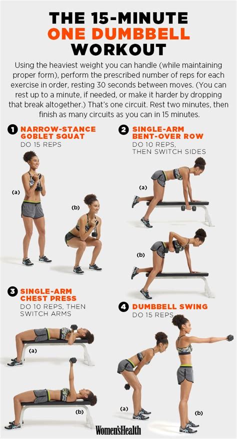 For A Quick One Dumbbell Workout Minute Workout One Dumbbell